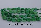 CNG2766 15.5 inches 15*20mm - 25*30mm freeform druzy agate beads