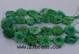 CNG2767 15.5 inches 30*40mm - 45*50mm freeform druzy agate beads