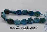 CNG2771 15.5 inches 20*22mm - 22*26mm freeform agate beads