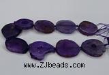 CNG2776 15.5 inches 30*35mm - 35*40mm freeform agate beads