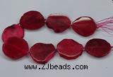 CNG2786 15.5 inches 35*40mm - 45*50mm freeform agate beads