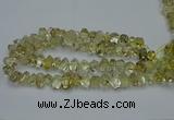 CNG2824 10*14mm - 13*18mm faceted nuggets lemon quartz beads