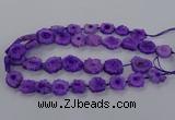 CNG2849 15.5 inches 15*20mm - 25*30mm freeform druzy agate beads