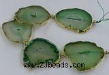 CNG2885 8 inches 40*50mm - 50*60mm freeform druzy agate beads
