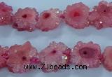 CNG2969 15.5 inches 8*10mm - 15*18mm freeform druzy agate beads