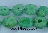 CNG2971 15.5 inches 8*10mm - 15*18mm freeform druzy agate beads