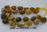 CNG3000 15.5 inches 15*20mm - 22*30mm nuggets agate beads