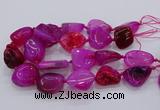 CNG3048 25*30mm - 30*40mm nuggets agate gemstone beads