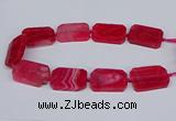 CNG3082 15.5 inches 30*40mm - 35*45mm freeform agate beads