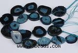 CNG3134 15.5 inches 30*35mm - 35*45mm freeform druzy agate beads