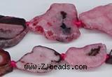 CNG3169 15.5 inches 15*20mm - 25*30mm freeform druzy agate beads