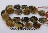 CNG3192 15.5 inches 22*30mm - 30*40mm freeform opal gemstone beads