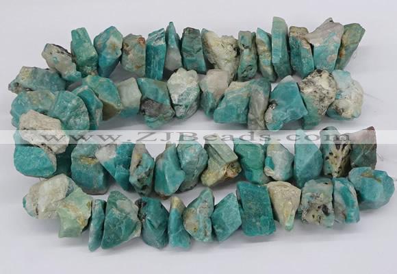 CNG3246 15.5 inches 25*35mm - 30*40mm nuggets amazonite beads
