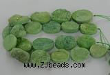 CNG3273 15.5 inches 22*30mm - 30*40mm freeform druzy agate beads