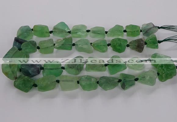 CNG3426 15.5 inches 15*20mm - 20*30mm nuggets fluorite beads