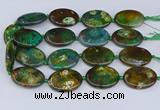 CNG3454 15.5 inches 30*40mm oval dragon veins agate beads