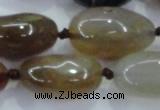 CNG348 15.5 inches 15*20mm - 20*30mm nuggets agate gemstone beads