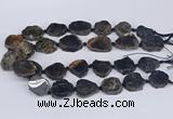 CNG3487 20*25mm - 30*35mm freeform chrysanthemum agate beads