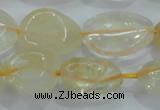 CNG350 15.5 inches 13*18mm - 20*25mm nuggets citrine gemstone beads