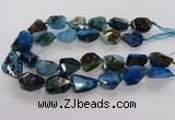 CNG3510 15.5 inches 15*20mm - 18*25mm faceted nuggets agate beads