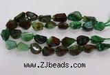 CNG3511 15.5 inches 15*20mm - 18*25mm faceted nuggets agate beads