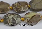 CNG3528 15.5 inches 13*18mm - 15*20mm faceted nuggets devil jasper beads