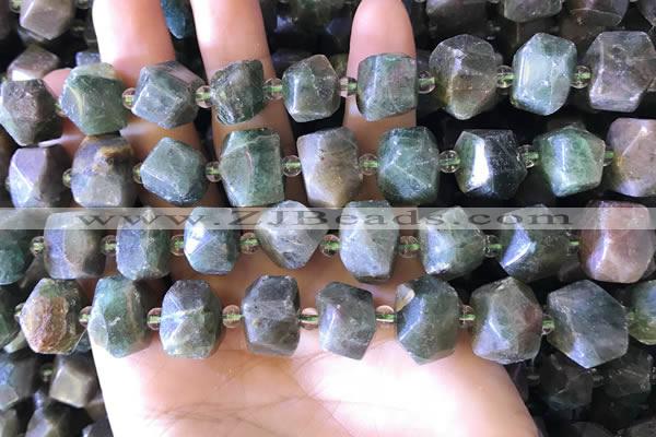 CNG3537 15.5 inches 12*14mm - 13*16mm faceted nuggets diopside beads