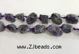 CNG3566 15.5 inches 18*20mm - 25*30mm nuggets rough amethyst beads