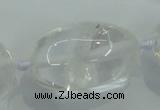 CNG357 15.5 inches 15*30mm - 25*48mm nuggets white crystal beads