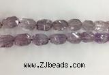 CNG3583 13*18mm - 15*20mm faceted nuggets light amethyst beads