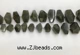 CNG3590 10*16mm - 15*30mm faceted nuggets labradorite beads
