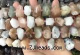 CNG3604 15.5 inches 13*20mm - 15*24mm faceted nuggets morganite beads