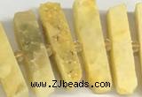 CNG3631 15.5 inches 5*30mm - 8*35mm sticks druzy agate beads