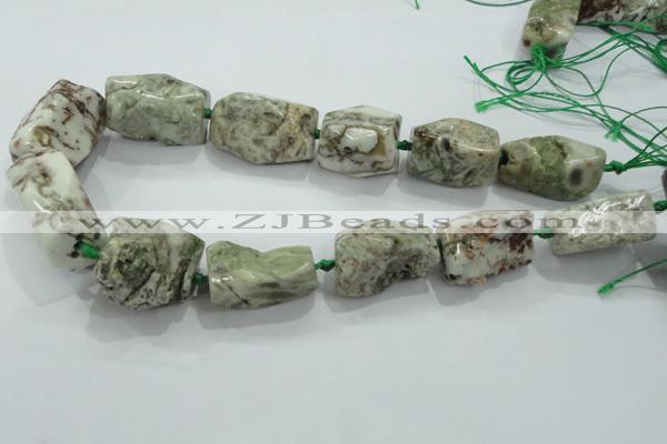 CNG417 15.5 inches 15*20mm - 25*35mm nuggets agate gemstone beads