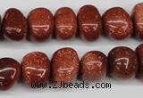 CNG43 15.5 inches 11*15mm nuggets goldstone gemstone beads