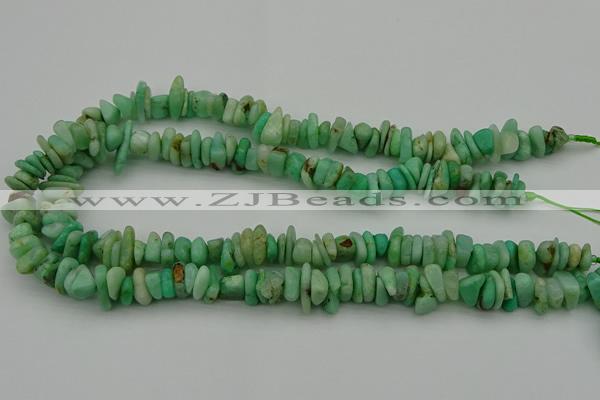 CNG5041 15.5 inches 3*8mm - 6*10mm nuggets Australia chrysoprase beads