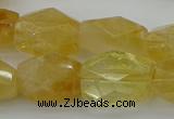 CNG5050 15.5 inches 13*18mm - 15*20mm faceted nuggets citrine beads