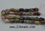 CNG5066 15.5 inches 13*20mm - 15*25mm faceted nuggets pink opal beads