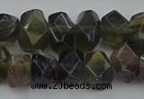 CNG5097 15.5 inches 10*14mm - 12*16mm faceted nuggets fluorite beads