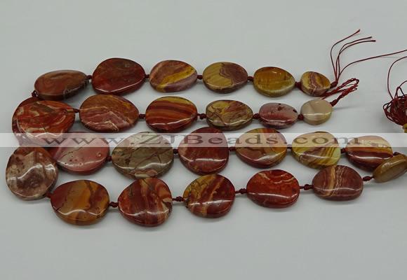 CNG5171 15.5 inches 16*22mm - 30*35mm freeform rainbow stone beads
