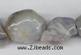 CNG52 15.5 inches 24*30mm nuggets botswana agate gemstone beads