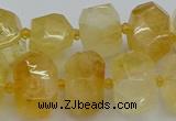 CNG5219 15.5 inches 12*16mm - 15*20mm faceted nuggets citrine beads