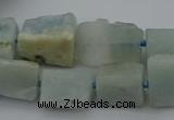 CNG5244 15.5 inches 8*12mm - 15*25mm nuggets aquamarine beads