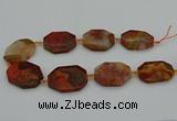 CNG5317 15.5 inches 25*35mm - 35*45mm freeform agate beads