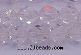 CNG5472 15.5 inches 8mm faceted nuggets white crystal beads