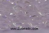 CNG5474 15.5 inches 12mm faceted nuggets white crystal beads