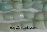 CNG554 15.5 inches 6*8mm nuggets amazonite gemstone beads