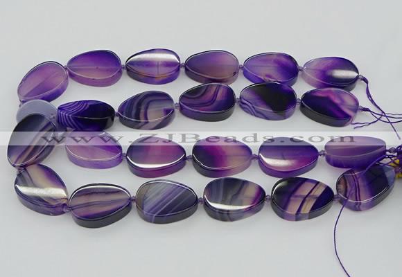CNG5662 15.5 inches 22*30mm freeform agate gemstone beads