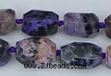CNG5685 15.5 inche 12*16mm - 15*20mm faceted nuggets charoite beads