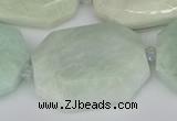 CNG5691 15.5 inches 20*30mm - 35*45mm faceted freeform amazonite beads